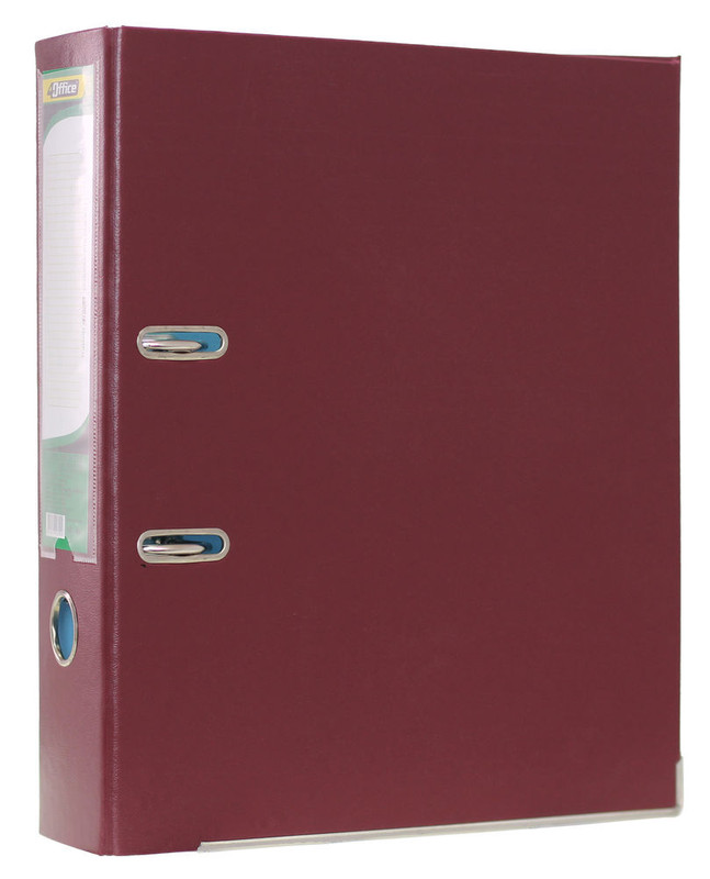 Папка-реєстратор 4OFFICE (4-246-11), А4, 70 мм., бордова